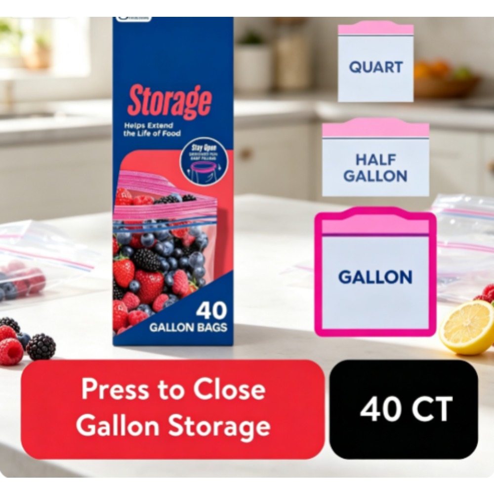 Food Storage Brands - Sacs de conservation alimentaire Ziploc, fournitures