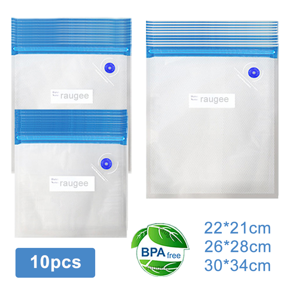 Food Storage Method - Sacs sous vide réutilisables, 10 pièces,