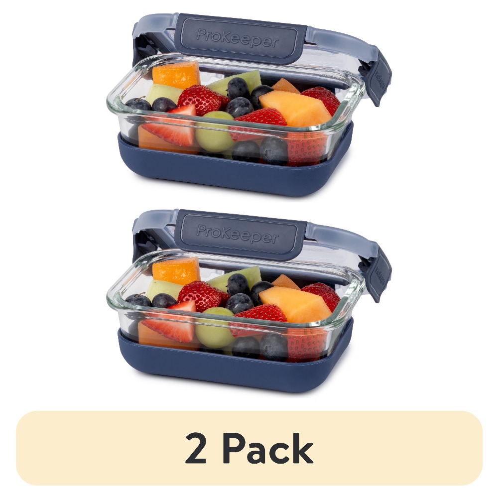 Food Storage Organization - Lot de 2 récipients de conservation