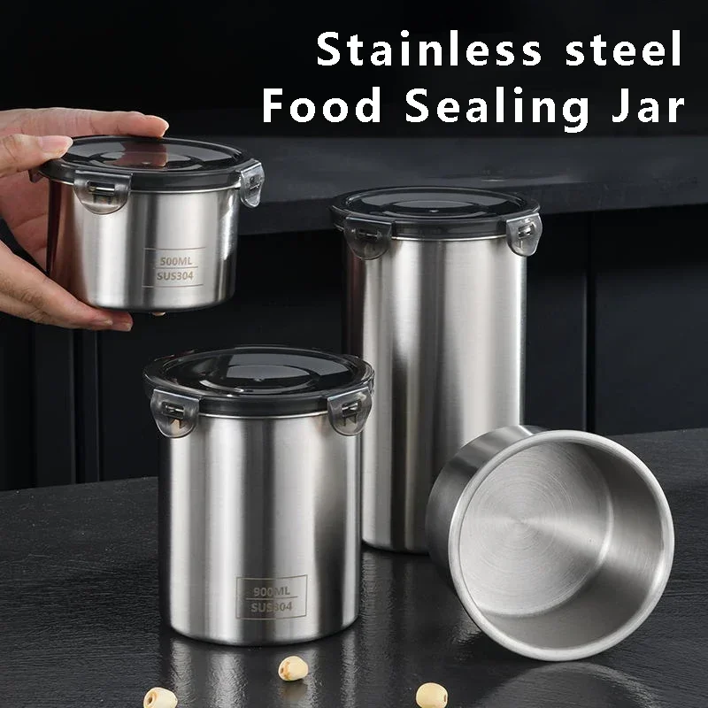 Food Storage Organization - Récipient alimentaire en acier inoxydable, boîtes