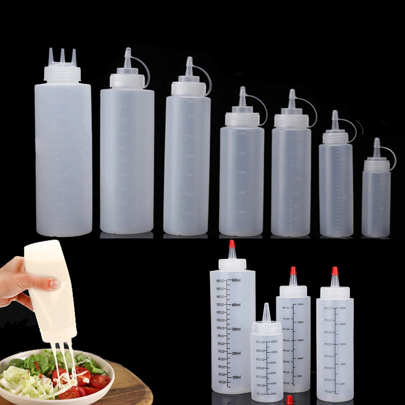 Condiment Squeeze Bottle - Bouteilles à presser en plastique PE