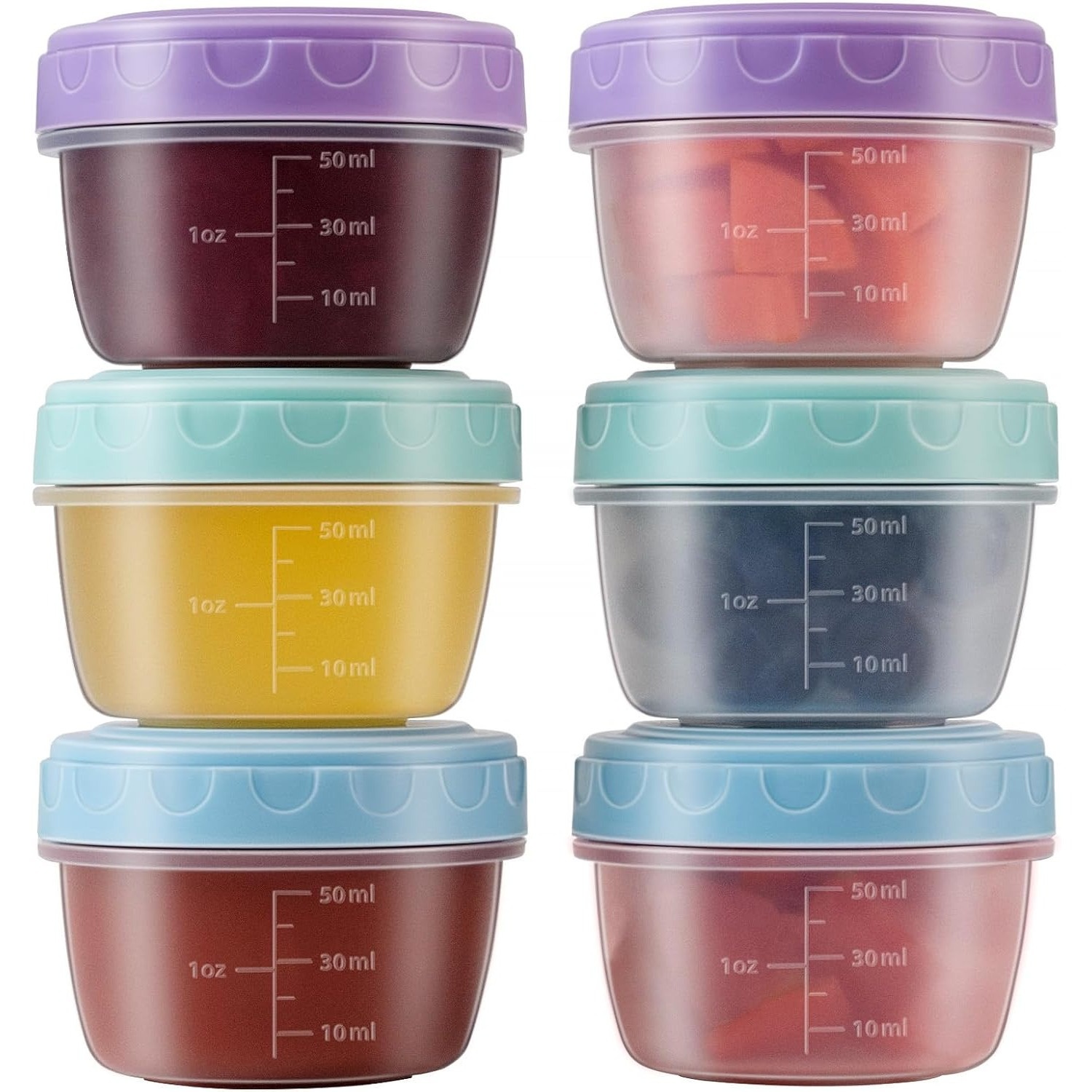 Food Storage Set Glass - Paquet de 1 à 6 récipients