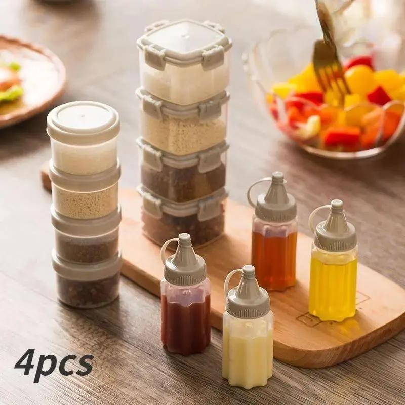 Condiment Squeeze Bottle - Petite bouteille souple portable pour sauces,