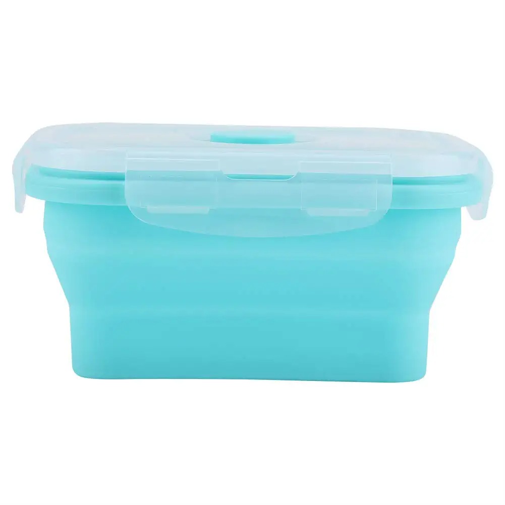 Food Storage Tupperware - Récipient alimentaire pliable en Silicone, 4