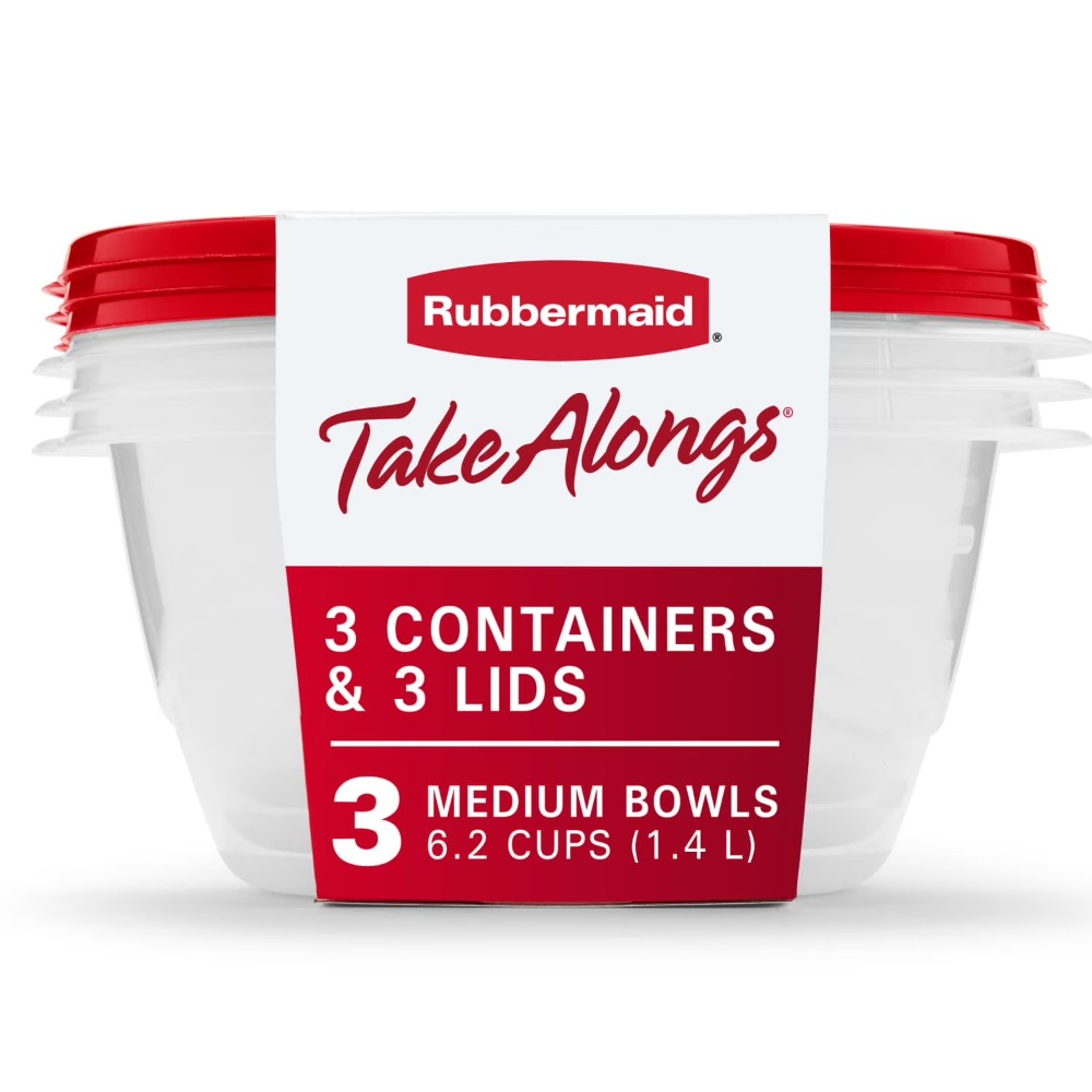 Food Storage Organization - Grands récipients ronds pour aliments avec