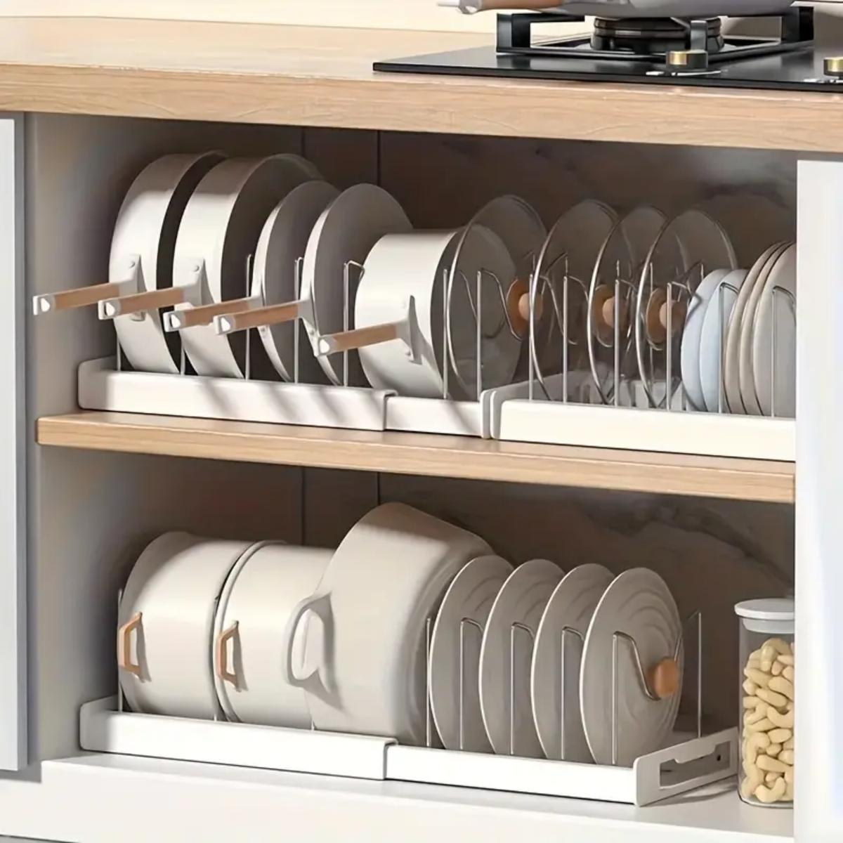 Food Storage Organization - Organisateur de casseroles et poêles extensible