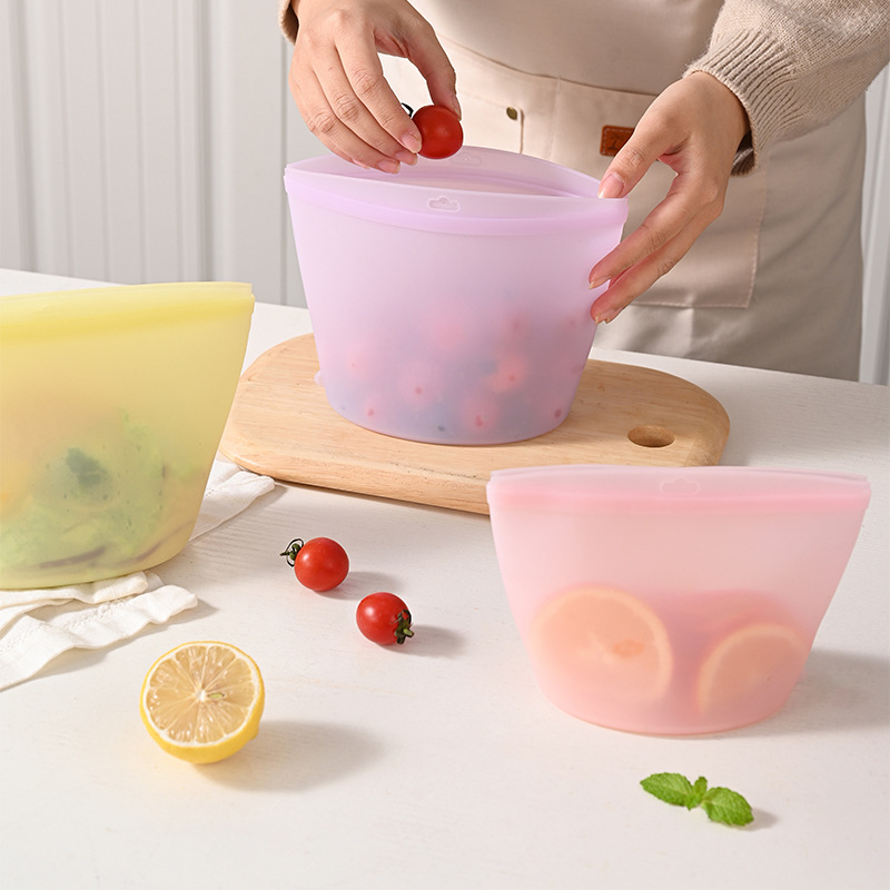 Food Storage Reusable Bags - Sac de conservation alimentaire en silicone