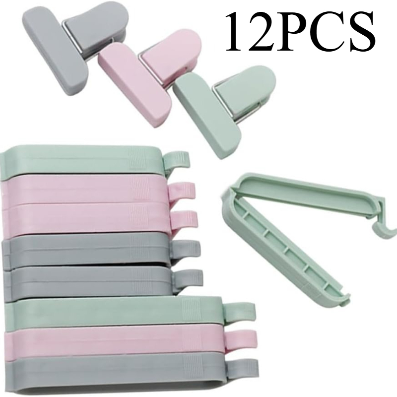 Food Storage Roll Bags - Lot de 12 pinces de scellage
