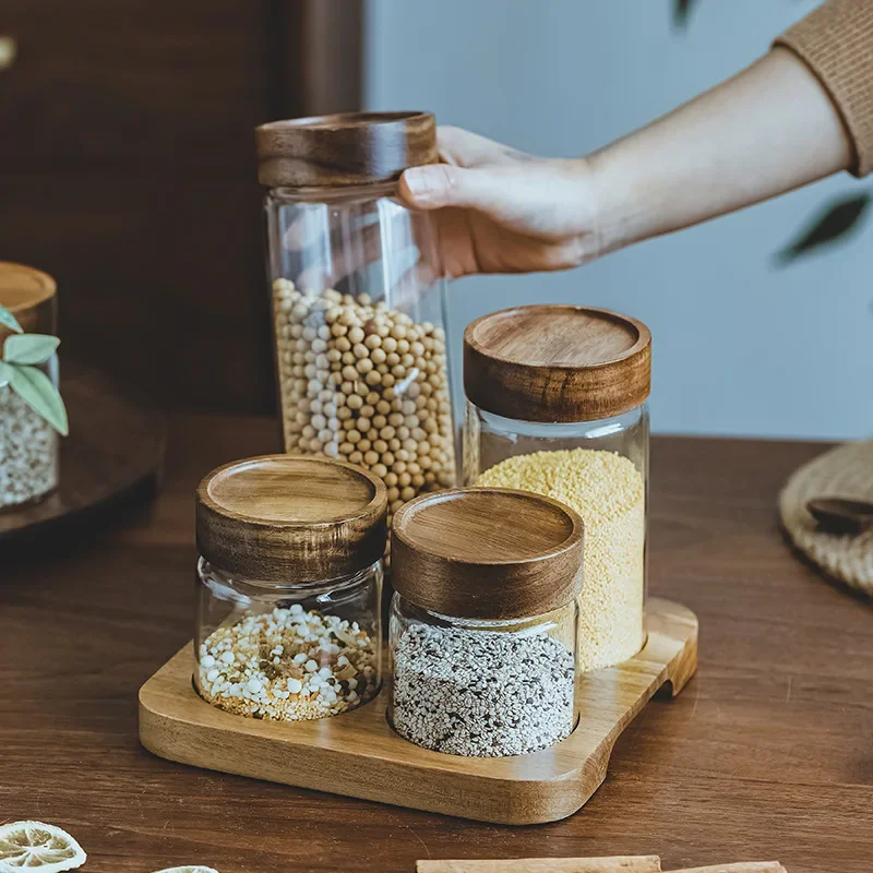 Food Storage Set Glass - Boîte hermétique en verre avec couvercle