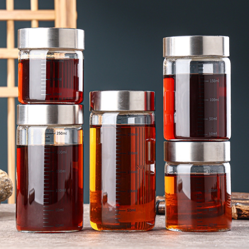 Food Storage Set Glass - Tasse de stockage en verre de