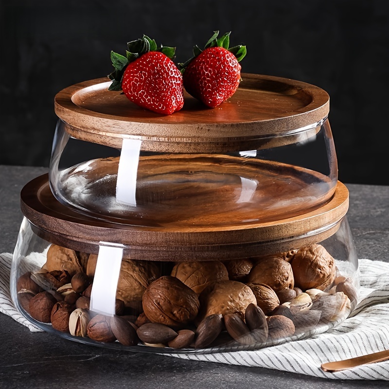 Food Storage Set Glass - Ensemble de 2 bocaux en verre