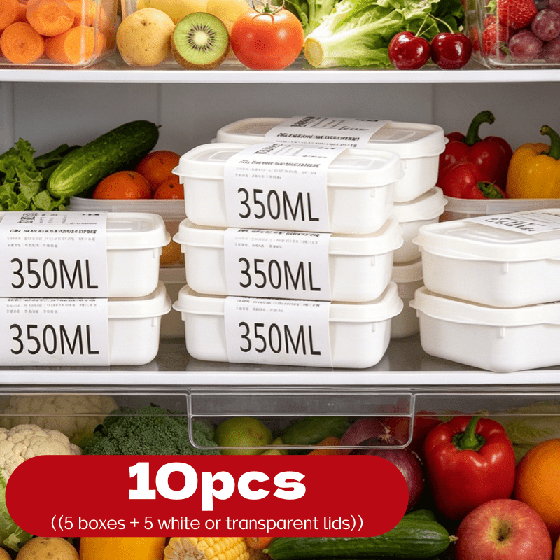 Food Storage Method - Lot de 10 boîtes de conservation