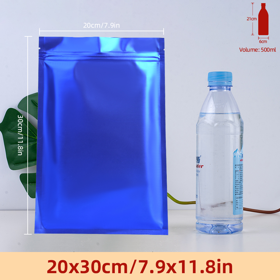 Food Storage Zipper Bags - 100 pochettes à fermeture éclair en