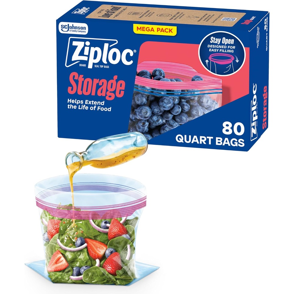 Food Storage Zipper Bags - Sacs de conservation alimentaire Stand Up