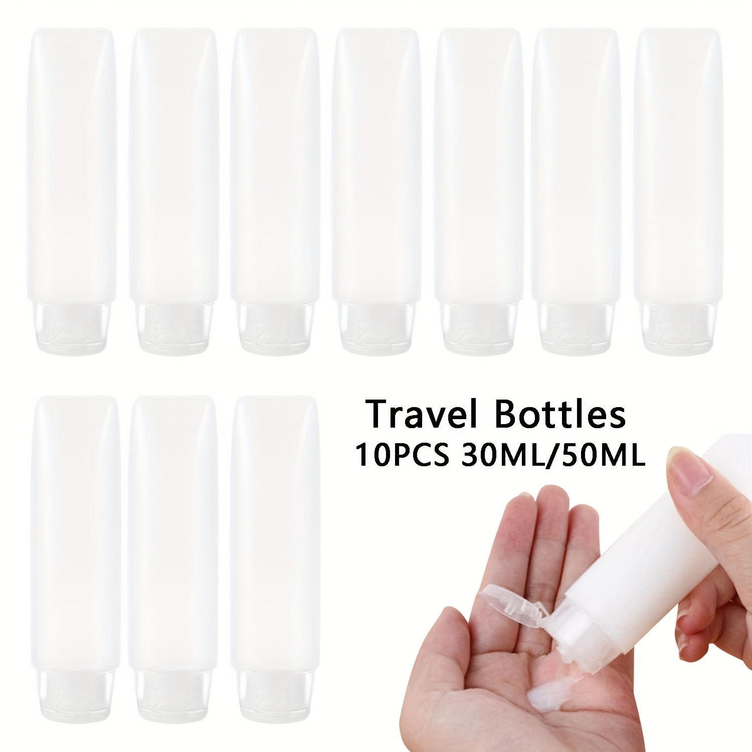 Condiment Squeeze Bottle - 10 pièces de flacons souples en