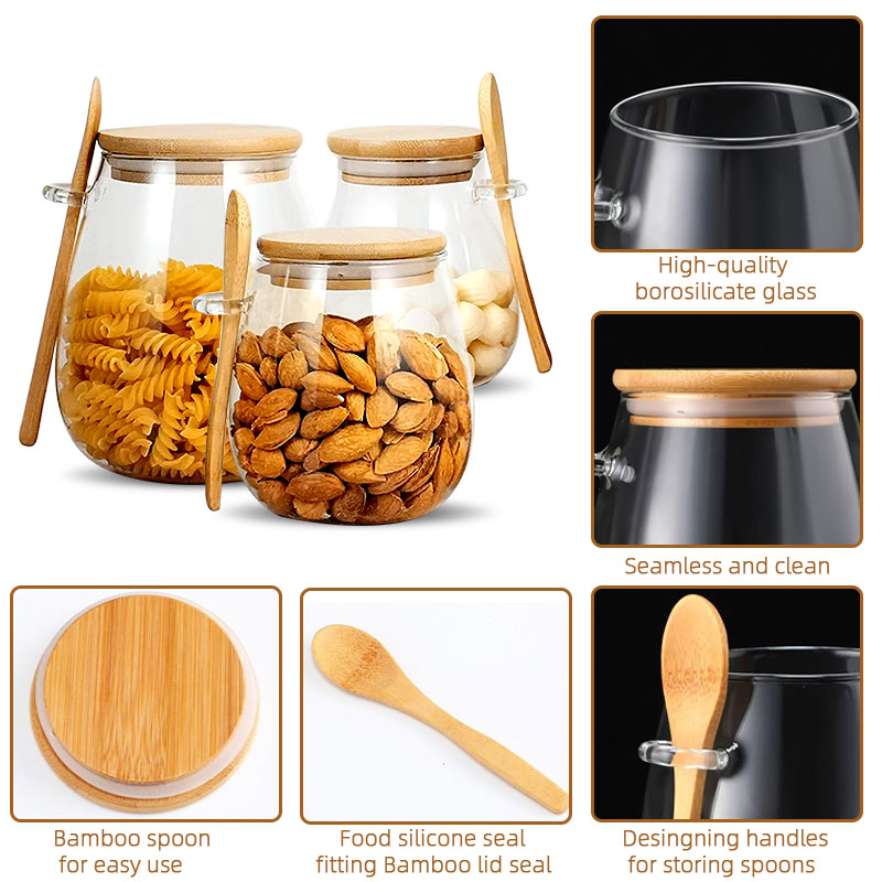 Pot en verre scellé de 34oz av - Food Storage Set Glass avis et prix