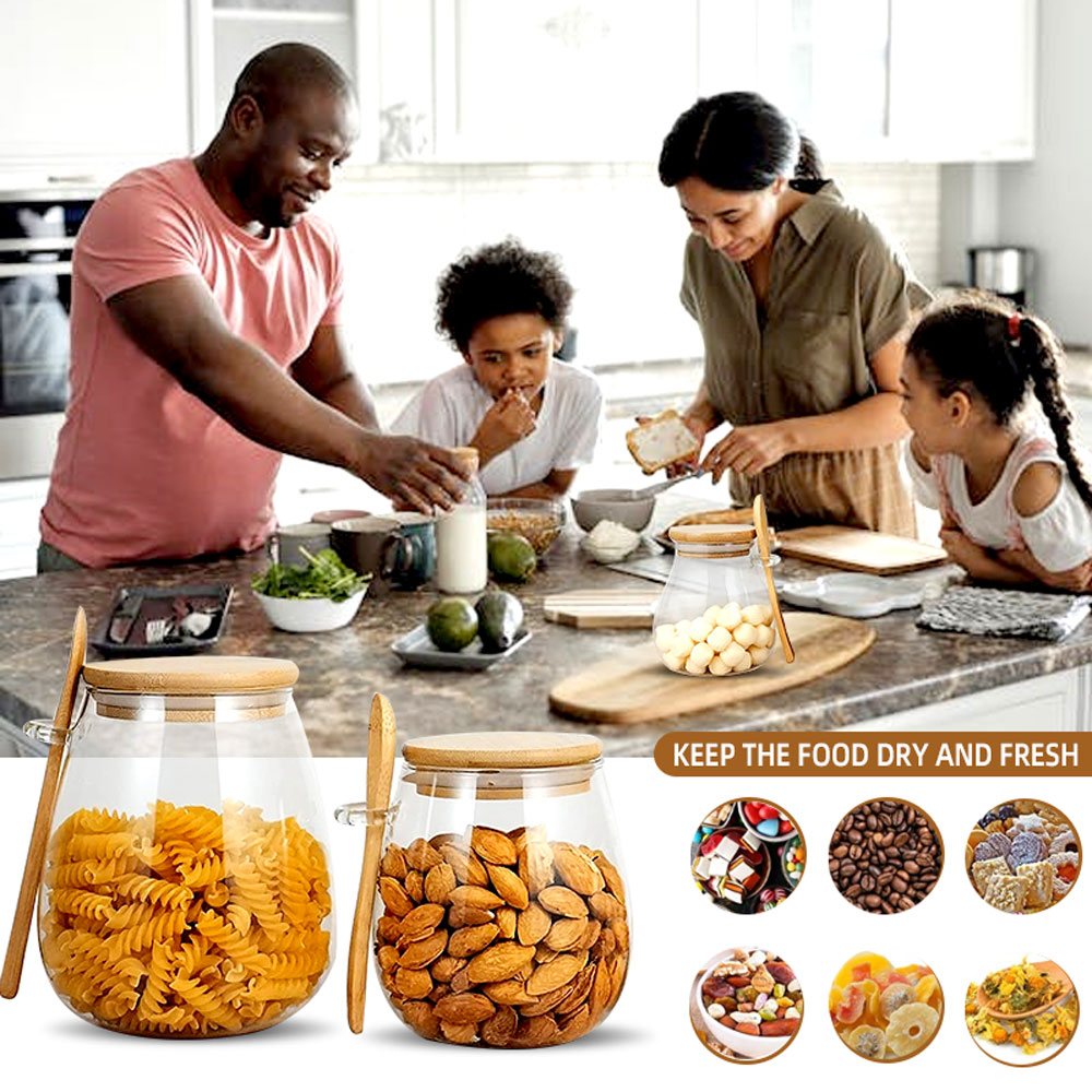 Pot en verre scellé de 34oz av - Food Storage Set Glass avis et prix