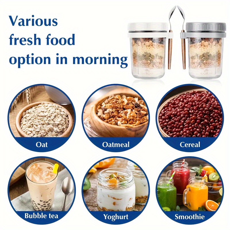 Tasse à flocons d'avoine en ve - Food Storage Set Glass avis et prix