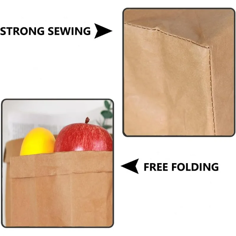Sacs en papier kraft lavables, - Food Storage Reusable Bags avis et prix