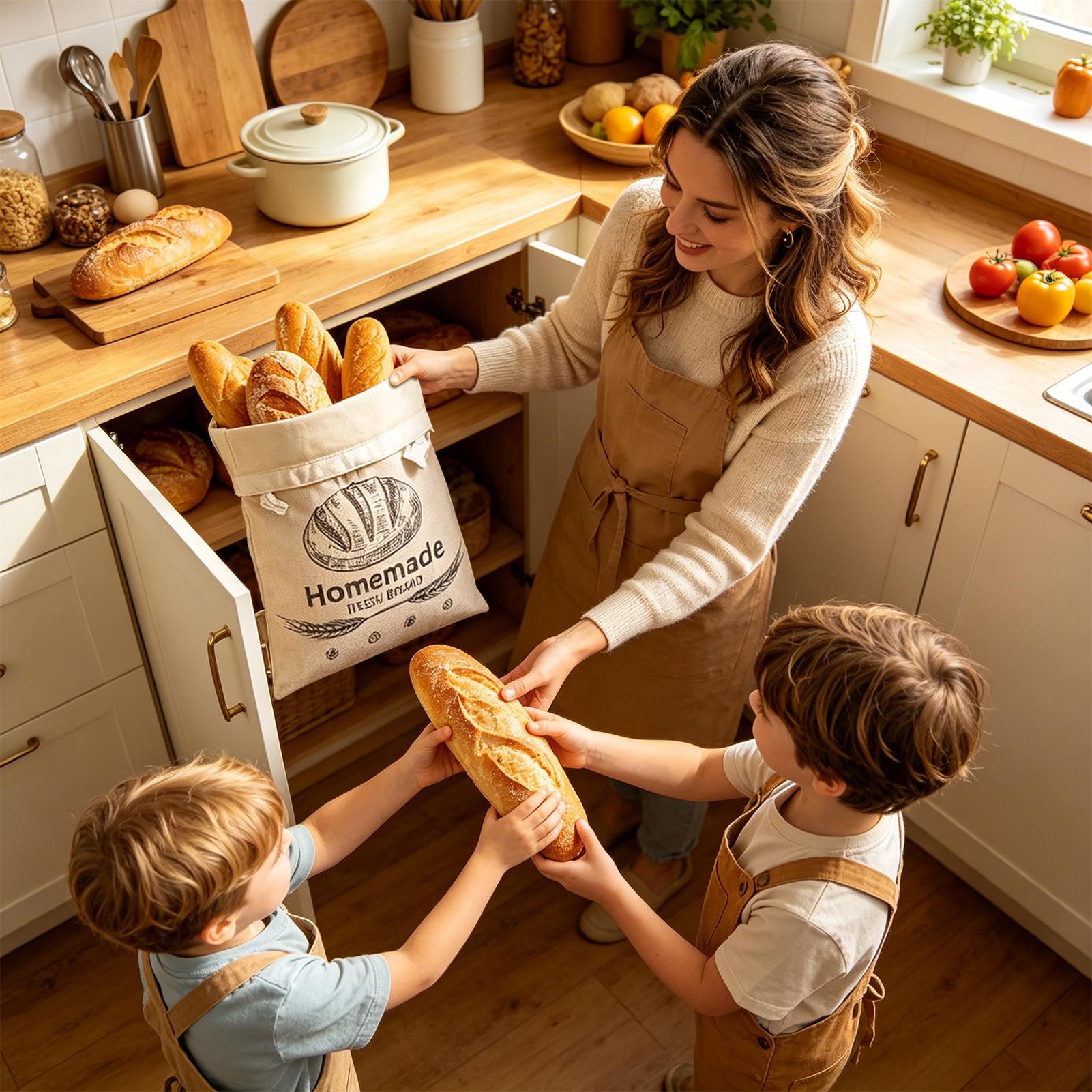 Sac à pain en lin réutilisable - Food Storage Reusable Bags avis et prix