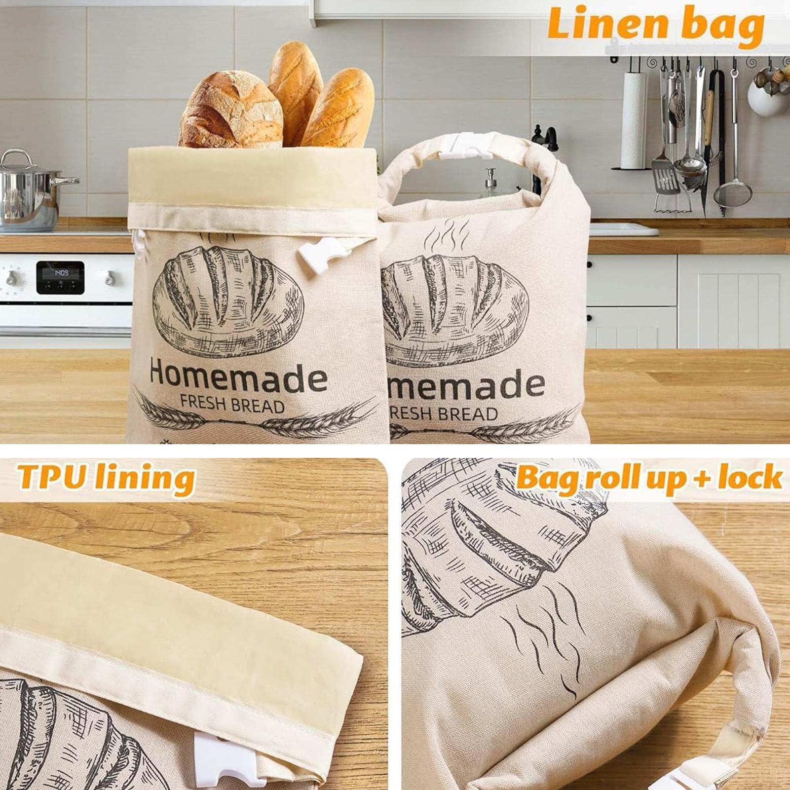 Sac à pain en lin réutilisable - Food Storage Reusable Bags avis et prix