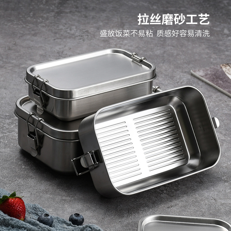 Boîte à déjeuner en acier inox - Food Storage Tupperware avis et prix