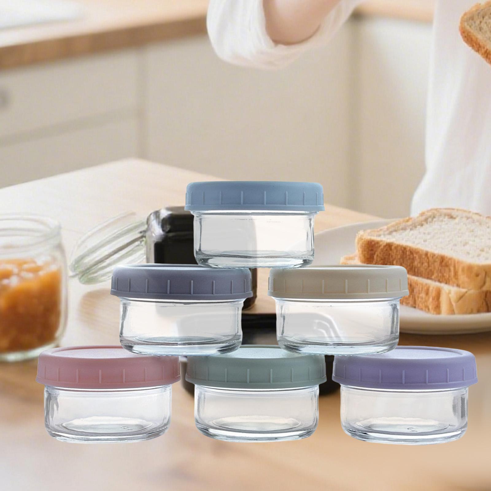 Mini pots en verre avec couver - Food Storage Set Glass avis et prix