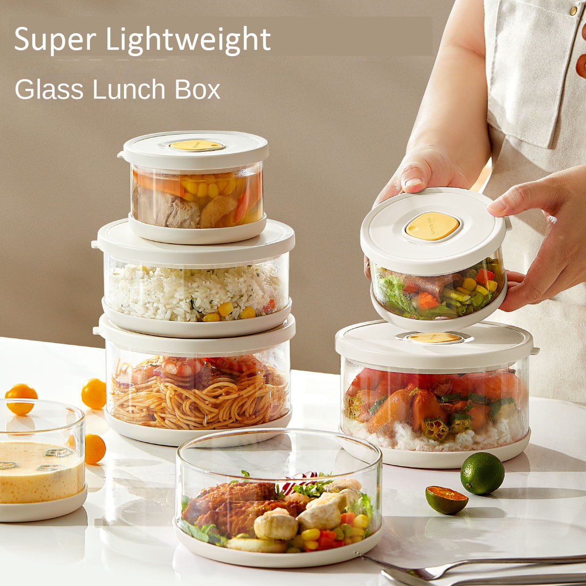 Ensemble de tupperware en verr - Food Storage Tupperware avis et prix