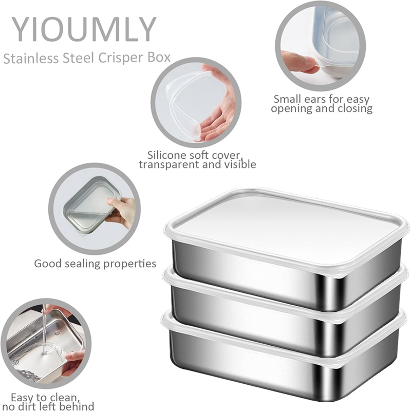 Contenants en acier inoxydable - Food Storage Is avis et prix