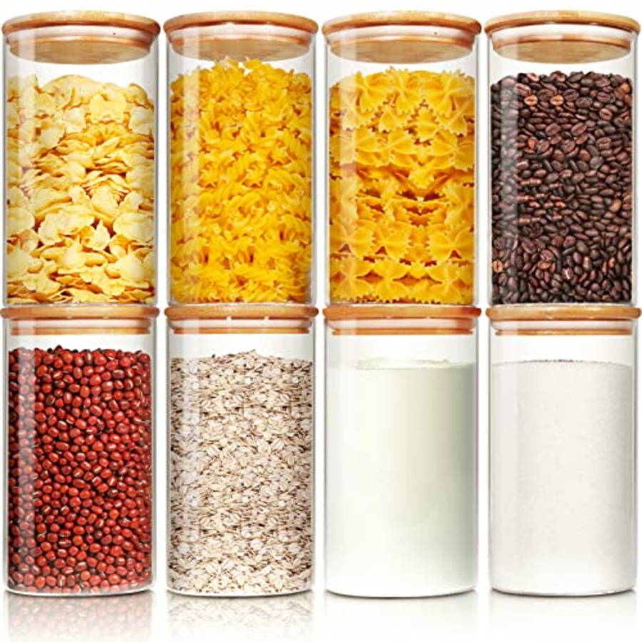 Bocaux en verre avec couvercle - Food Storage Set Glass avis et prix