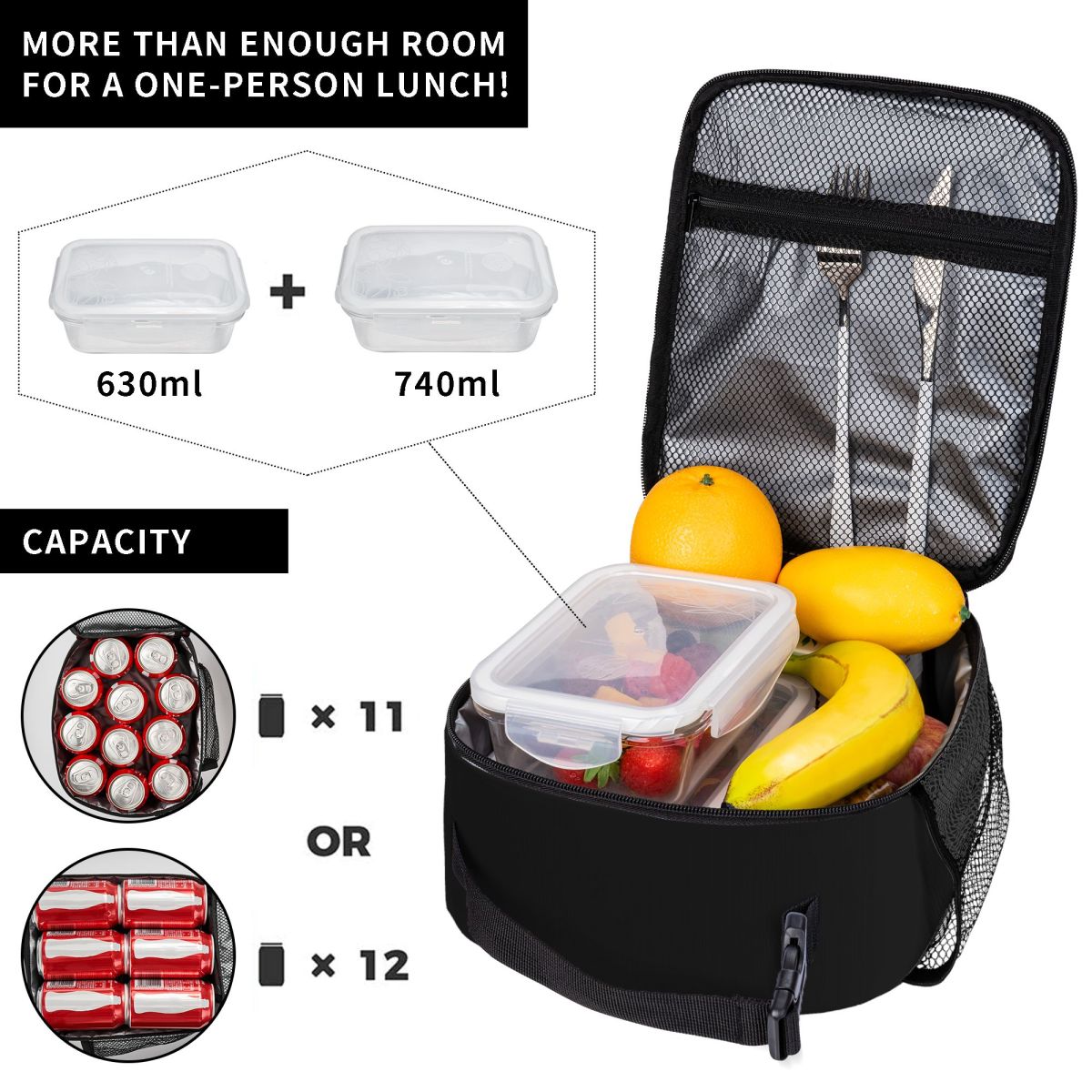 Sac à déjeuner de bureau patch - Food Storage Brands avis et prix