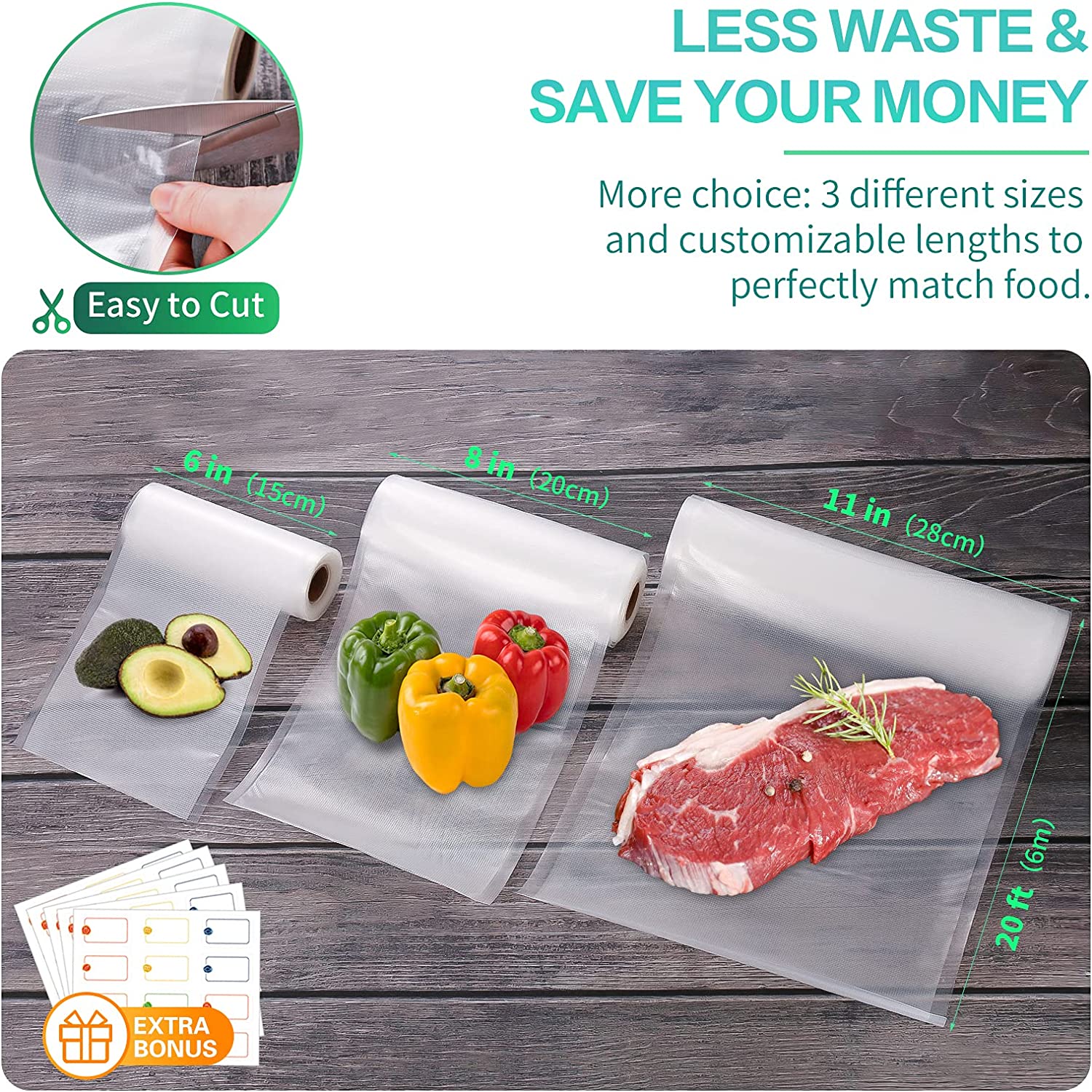 Sacs de cuisine pour scelleuse - Food Storage Method avis et prix
