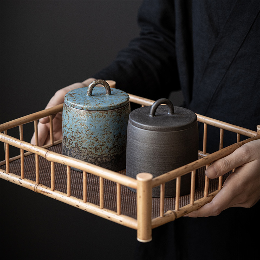 Caddie à thé en céramique, pot - Food Storage Tank avis et prix