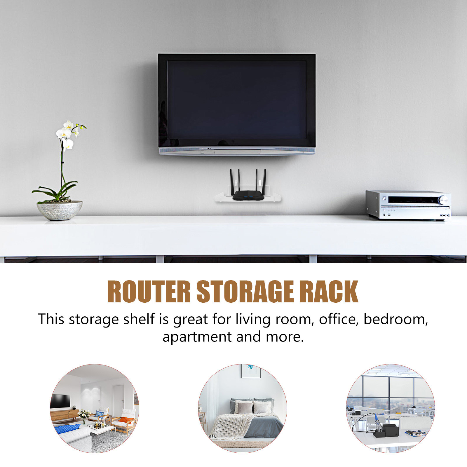 Support mural en fer pour rout - Food Storage In Room avis et prix