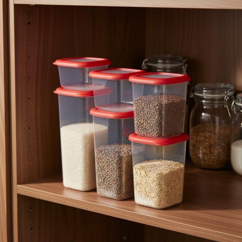 Ensemble de 6 contenants hermé - Food Storage Organization avis et prix