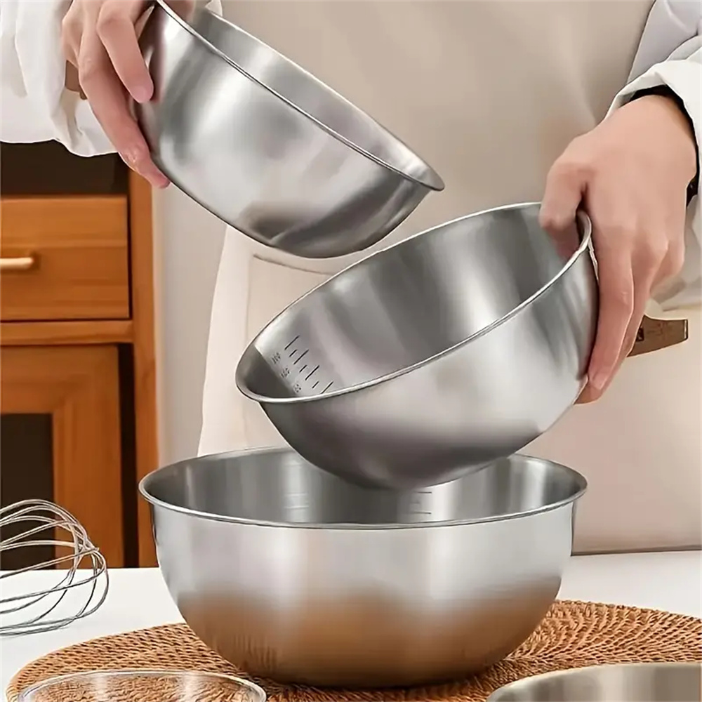 Ensemble de 3 bols en acier in - Food Storage Large avis et prix