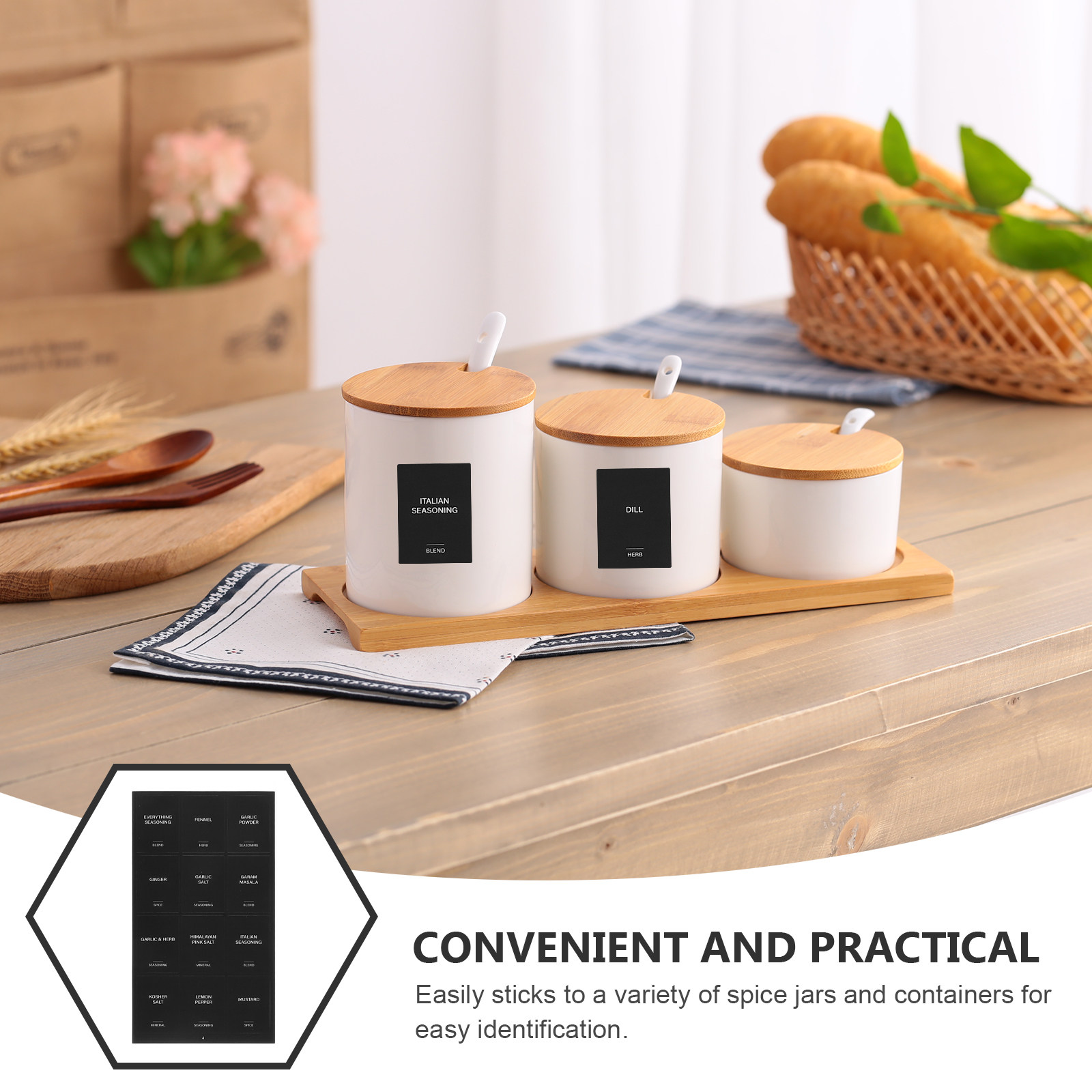 32 autocollants étiquettes rec - Food Storage Organization avis et prix