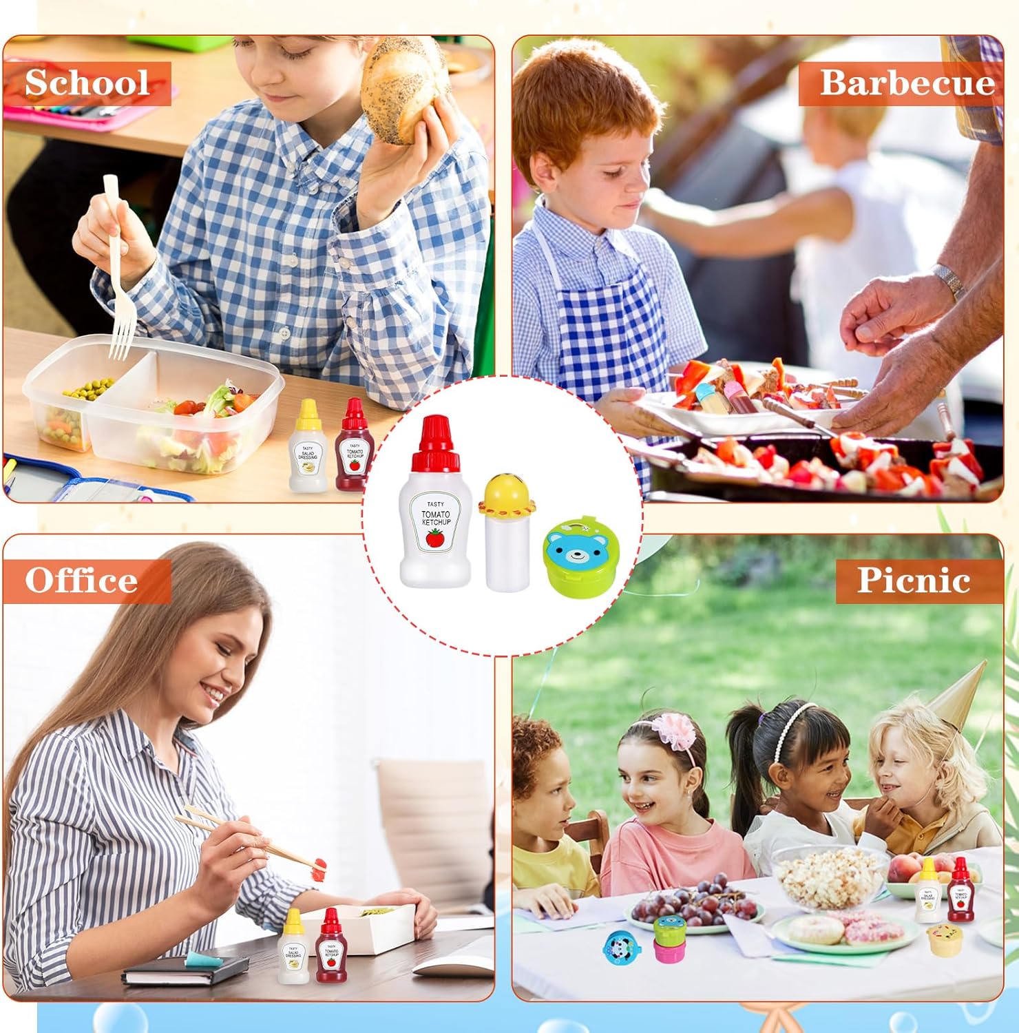 Boîte à déjeuner Bento pour en - Condiment Squeeze Bottle avis et prix