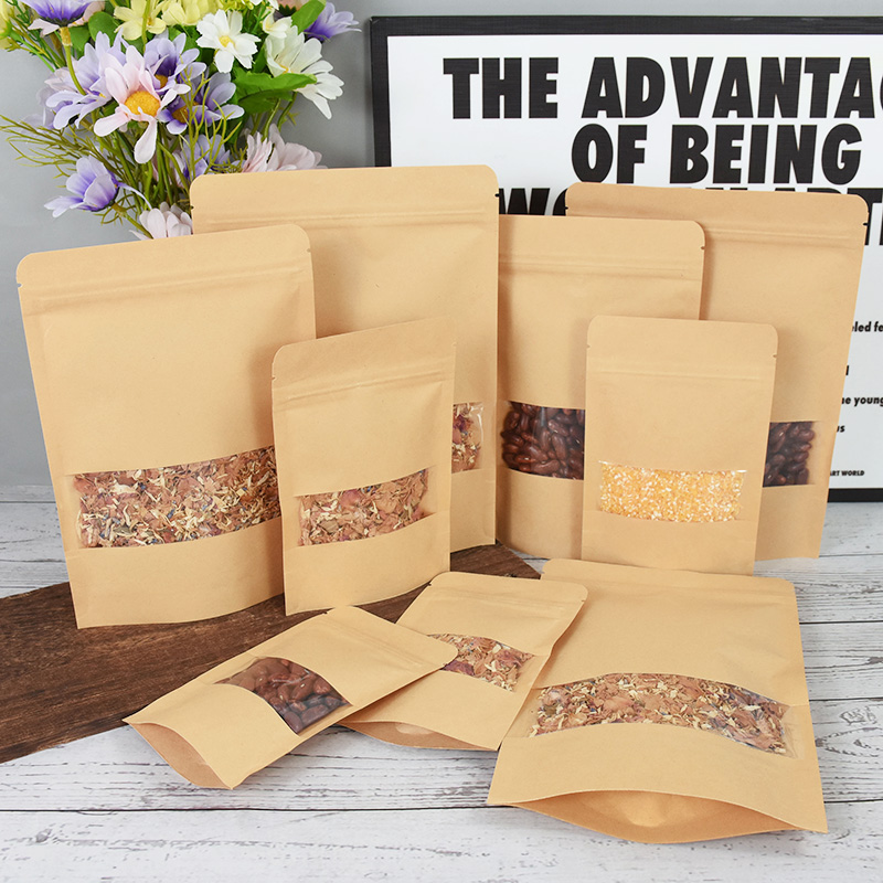 Sacs en papier Kraft à fermetu - Food Storage Zipper Bags avis et prix
