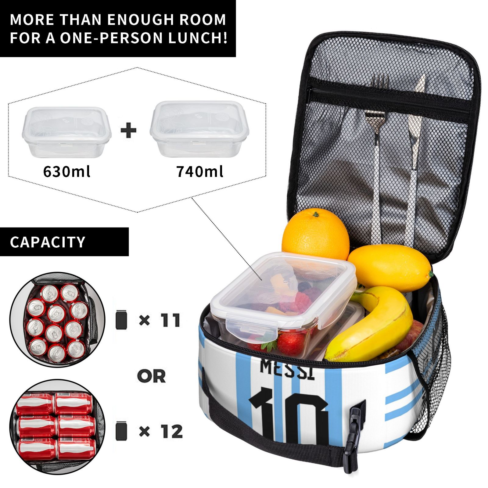Messis personnalisé 10 Footbal - Food Storage Keep Warm avis et prix