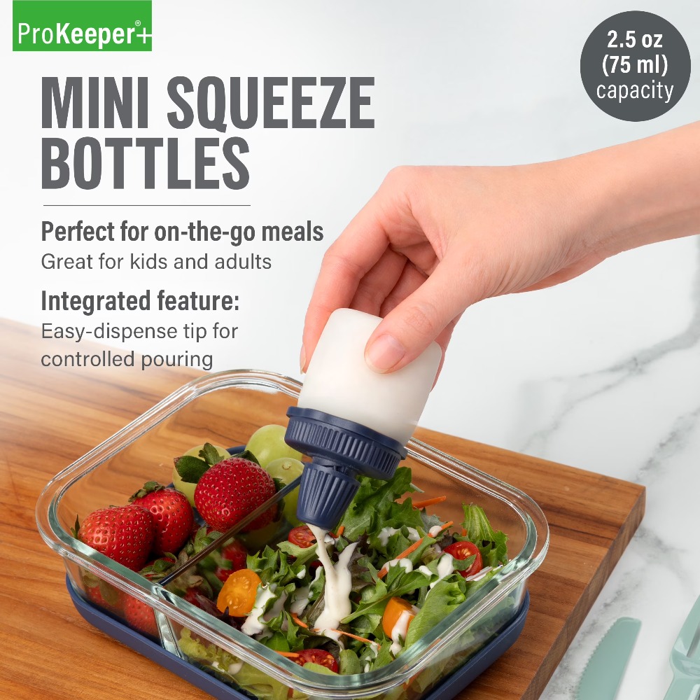 Bouteilles souples en silicone - Condiment Squeeze Bottle avis et prix