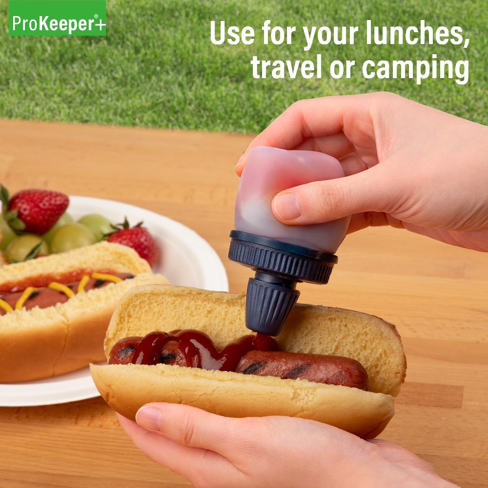 Bouteilles souples en silicone - Condiment Squeeze Bottle avis et prix