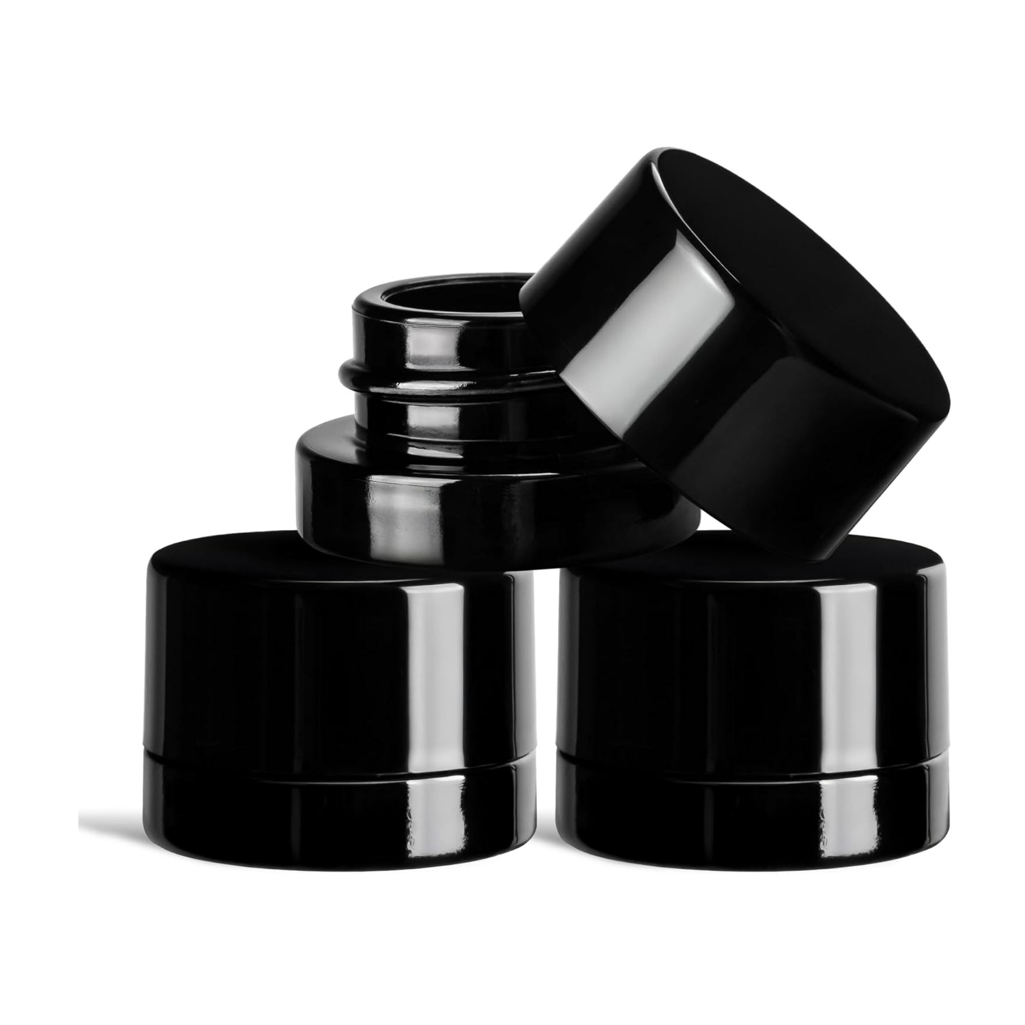 Bocaux en verre noir épais de  - Food Storage Set Glass avis et prix