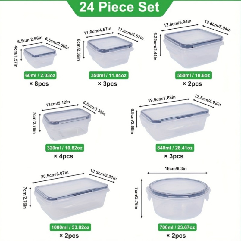 Ensemble de 48 contenants alim - Food Storage Tank avis et prix