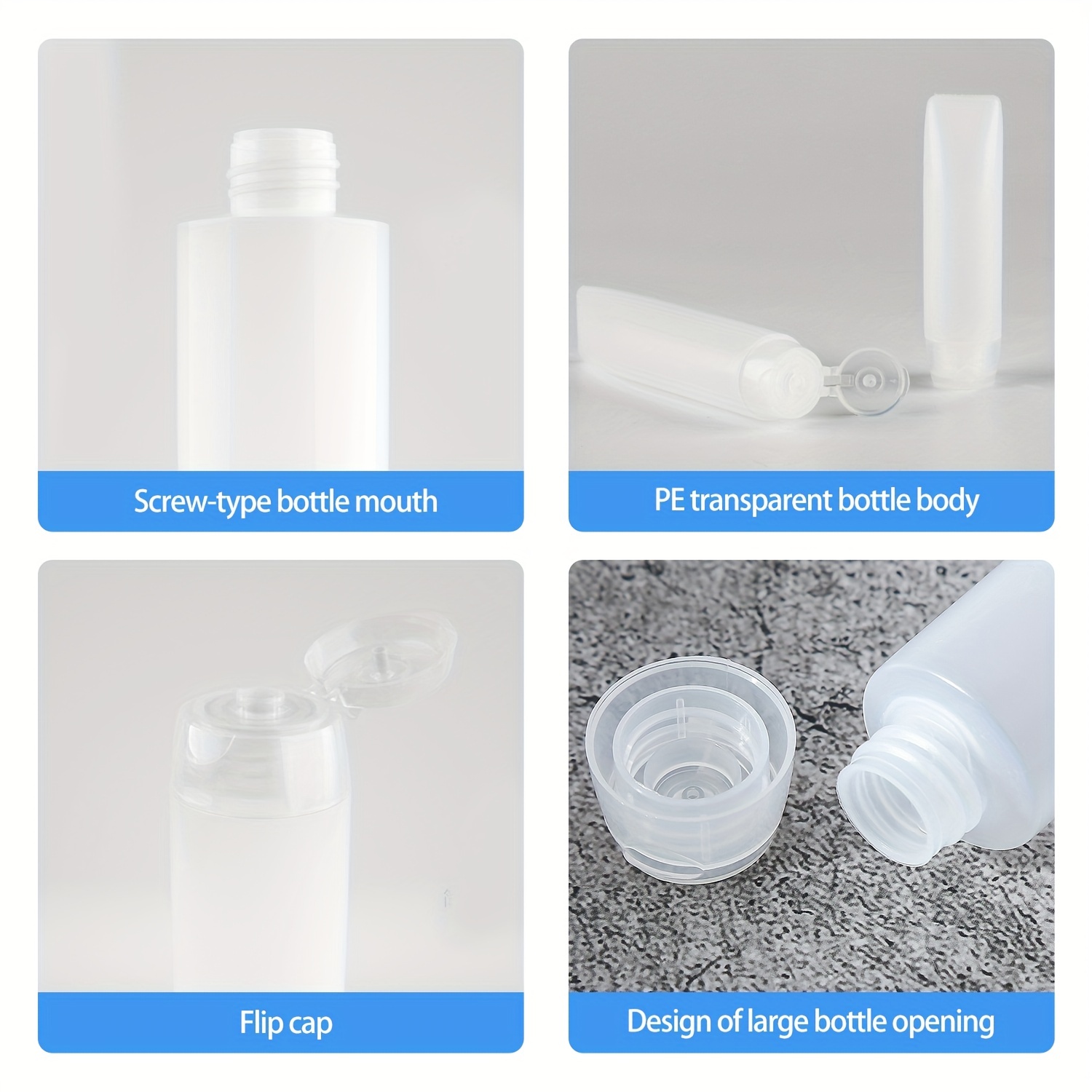 10 pièces de flacons souples e - Condiment Squeeze Bottle avis et prix